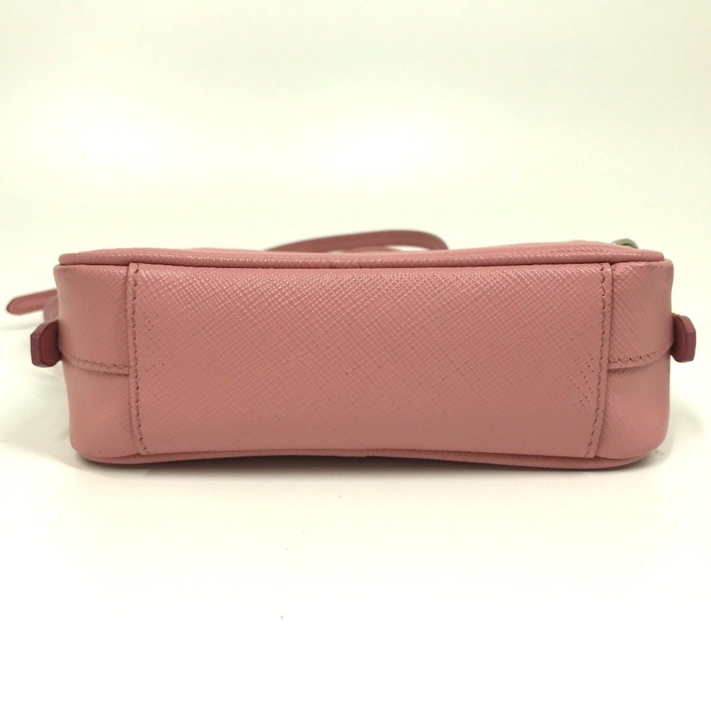 PRADA 1NF674 logo Bag Cluch Bag Shoulder Bag PETALO 1 pink - Picture 3 of 16